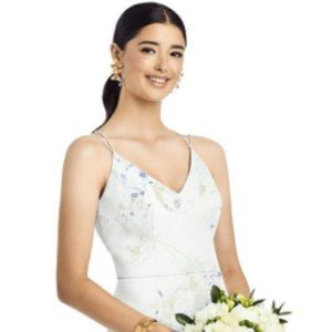 ISO Dessy Draped Blouson Back Chiffon Maxi Dress